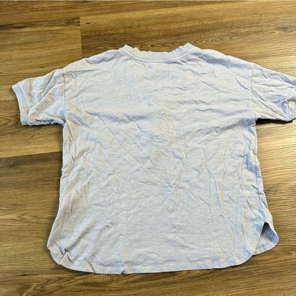 Madewell Relaxed Henley T-Shirt Short Sleeve Cotton V-Neck Casual Purple Medium - Picture 10 of 10